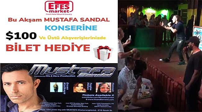 Mustafa Sandal'ın Biletleri Bedava Dağıtıldı