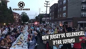 New Jersey'de Sokakta İftar Sofrası