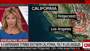 California'da Şiddetli Deprem