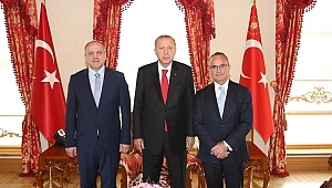 TASC Heyeti Başkan Erdoğan'ı Ziyaret Etti