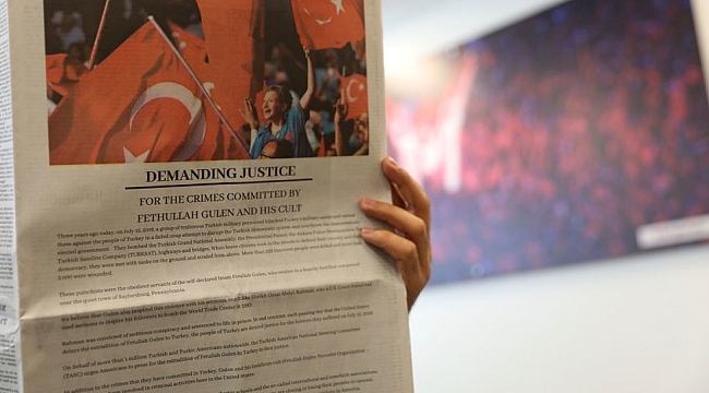 Washington Post gazetesinde '15 Temmuz' ilanı