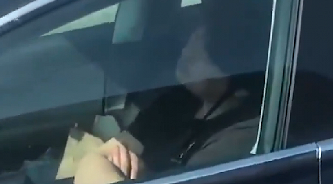 California Otoyolunda Uyuyan Şoför