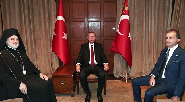 Erdoğan, ABD Rum Başpiskoposunu kabul etti