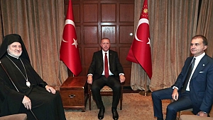 Erdoğan, ABD Rum Başpiskoposunu kabul etti