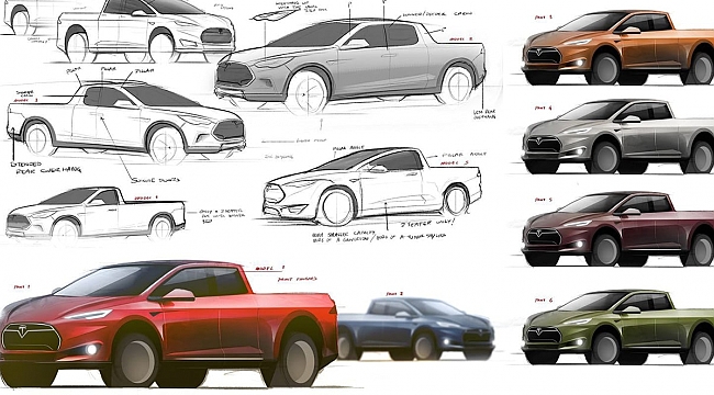 Tesla'nın Bilim Kurgudan Fırlamış Pick-up'ı