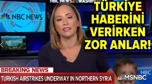 Barış Pınarı'nı Anlatan Spikerin Zor Anları