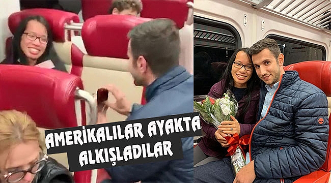 İzmirli Yiğit'ten New York Metrosunda Evlilik Teklifi