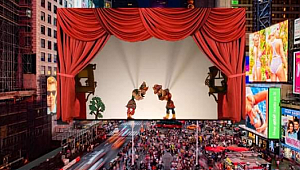 Times Square'de Hacivat Karagöz Gösterisi