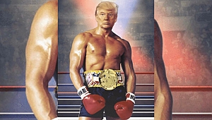 Trump Rocky Fotoğrafını montajladı