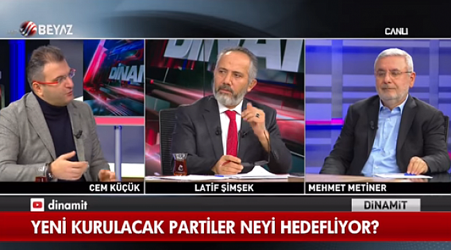 Cem Küçük: Erdoğan Karşıtı biri gelse yargılanırız