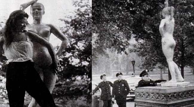 Central Park'taki Çıplak Kız Heykeli Türk Çıktı