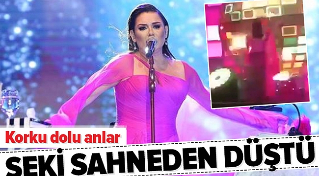 Deniz Seki sahneden düştü