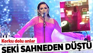 Deniz Seki sahneden düştü