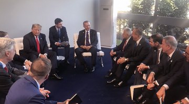 Erdoğan Trump ile biraraya geldi