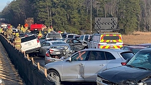 Virginia'da zincirileme kaza: 60 yaralı