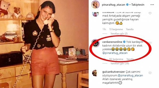 Cenk Eren'den Pınar Altuğ'a Mini Etek Yorumu