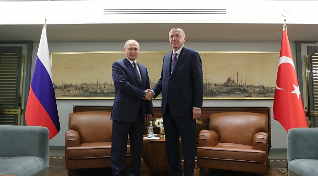 Putin Erdoğan Biraraya Geldi