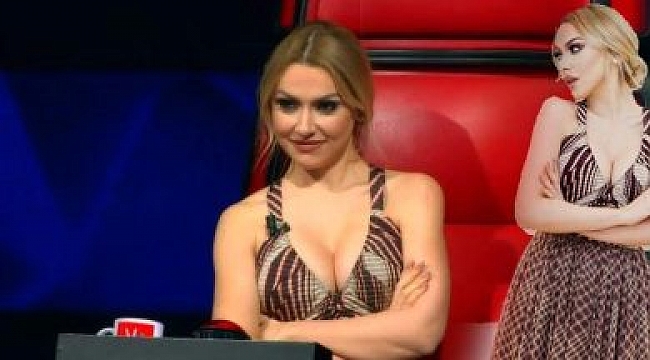 Hadise'den cesur elbise