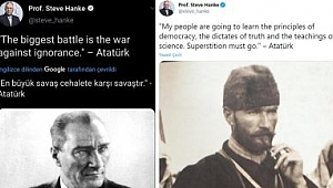 Amerikalı profesörden Atatürk paylaşımı