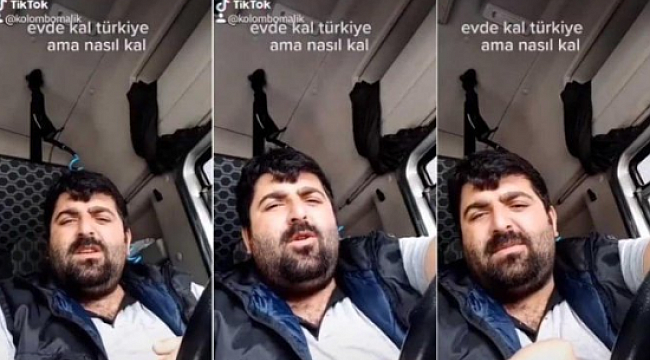 "Beni Düzen Öldürür" Diyen TIR Şoförü