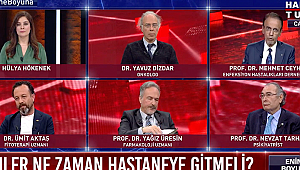 Koronavirüs'ün tartışıldığı programda enfeksiyon uzmanı canlı yayını terk etti