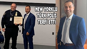 New York'ta Türk Polis Ali Hammutoğlu Terfi Etti