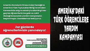 Amerika'daki Türk Öğrencilere Corona Desteği
