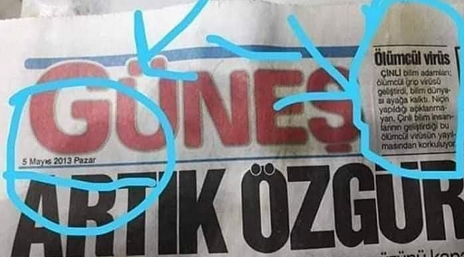 Çinliler Corona yi yıllar önce duyurmuş