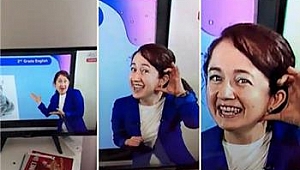 EBA Tv'deki  ingilizce Öğretmeni Şeyma Koçer