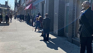 New York'ta Bitmeyen Market Kuyrukları