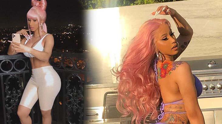 Cardi B yeni dövmesiyle şov yaptı