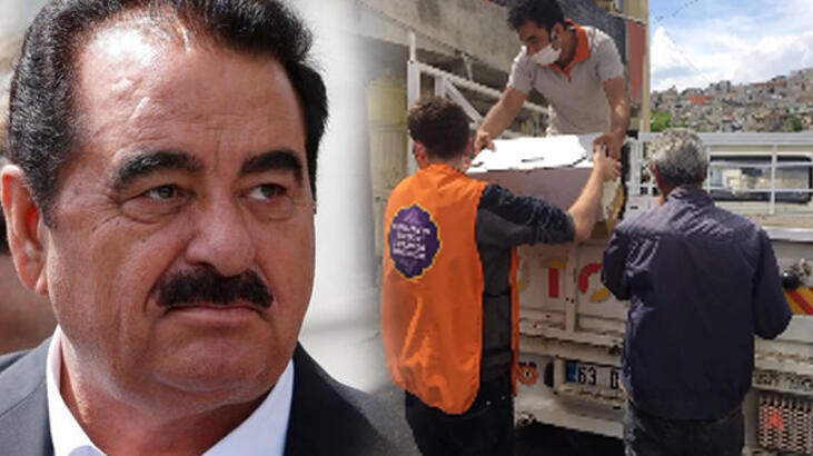 İbrahim Tatlıses'ten 300 aileye gıda yardımı