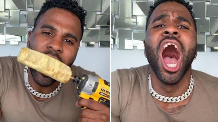 Jason Derulo, TikTok çekerken dişlerini parçaladı!