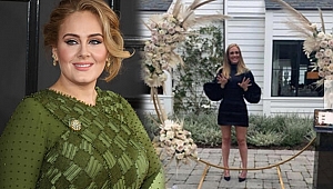 Adele, adeta iğne ipliğe döndü