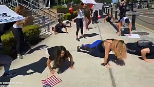 Florida'da Spor Salonları Açılsın Eylemi