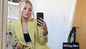 Lucy Fallon kıyafetlerini satıyor