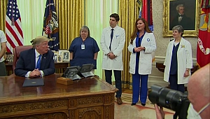 Trump Hemşireyle Tartıştı