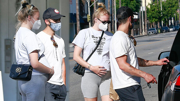 Sophie Turner ile Joe Jonas dondurmacıda görüntüle