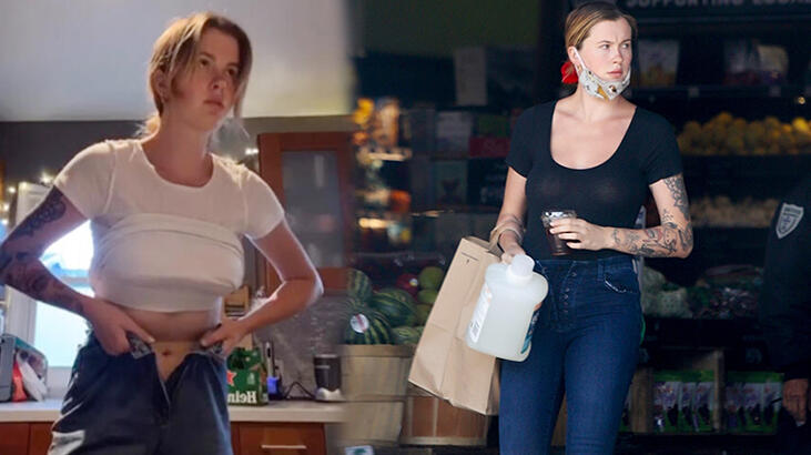 Ireland Baldwin hamburgercide görüntülendi