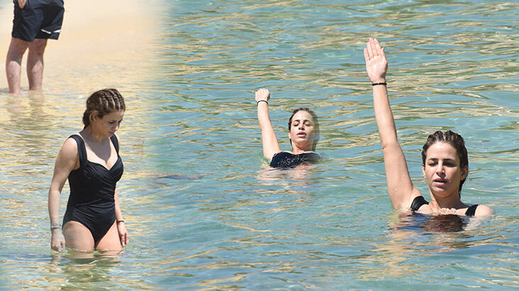 Büşra Pekin'in deniz sporu