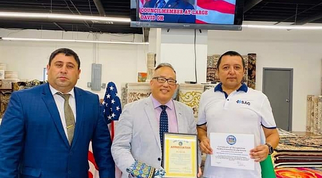 Philadelphia'da Ahıska Türklerine Takdir Plaketi