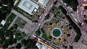 Uydudan Çekilen Ayasofya Fotoğrafları