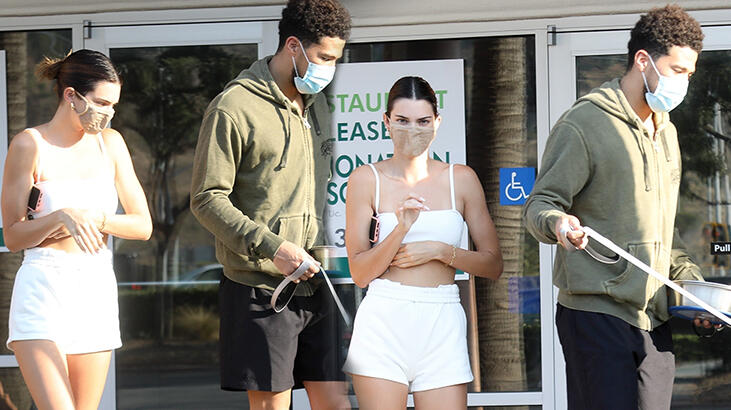 Kendall Jenner ile Devin Booker birlikte görüntüle