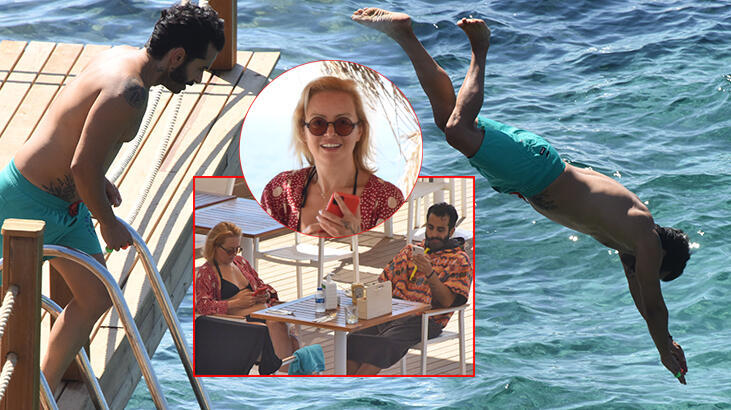 Gökhan Türkmen ve eşi Sinem Aksoy, Bodrum tatilind