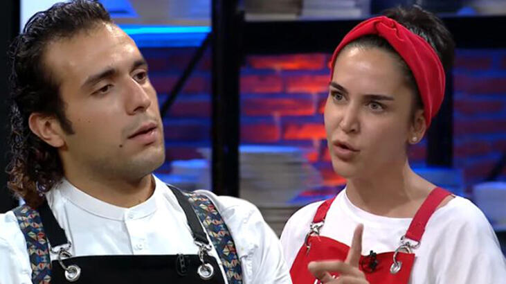 MasterChef'te gergin anlar! Duygu ve Barbaros aras