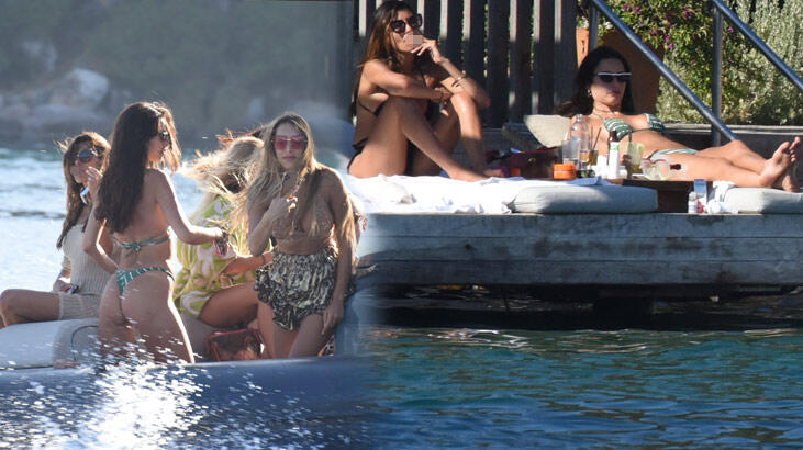 İtalyan modeller Bodrum'da