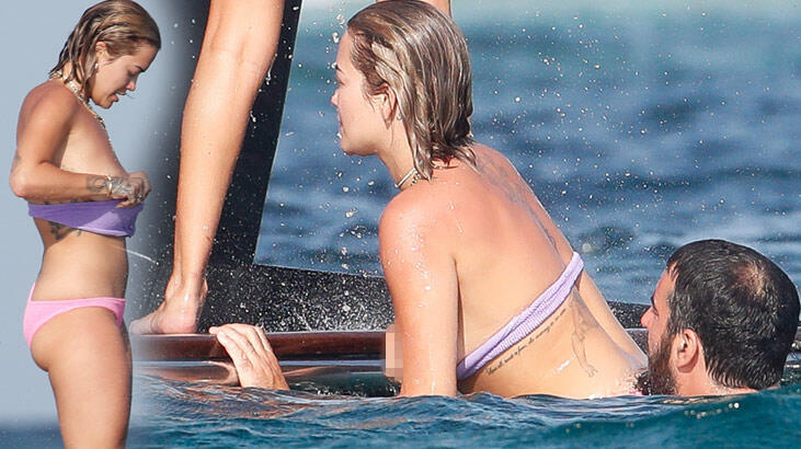 Rita Ora bikinisinin azizliğine uğradı