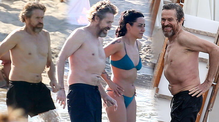Willem Dafoe, eşinin memleketinde tatilde