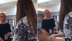 Çocuk Maske Takmadı, Ailece Uçaktan İndirildi