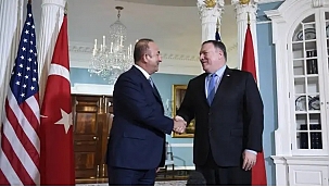 Dışişleri Bakanı Çavuşoğlu, Pompeo ile Görüştü